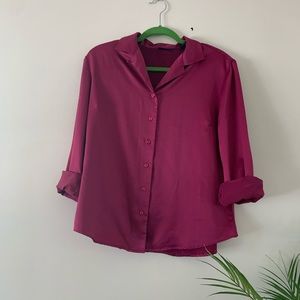 Vintage Purple Button Up